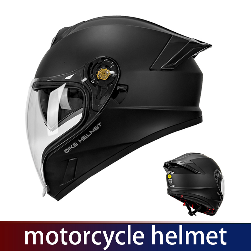 Full Face Motorcycle Helmet With Bluetooth - Open Helmet Motorcycle Anti-Fog Helmet Men