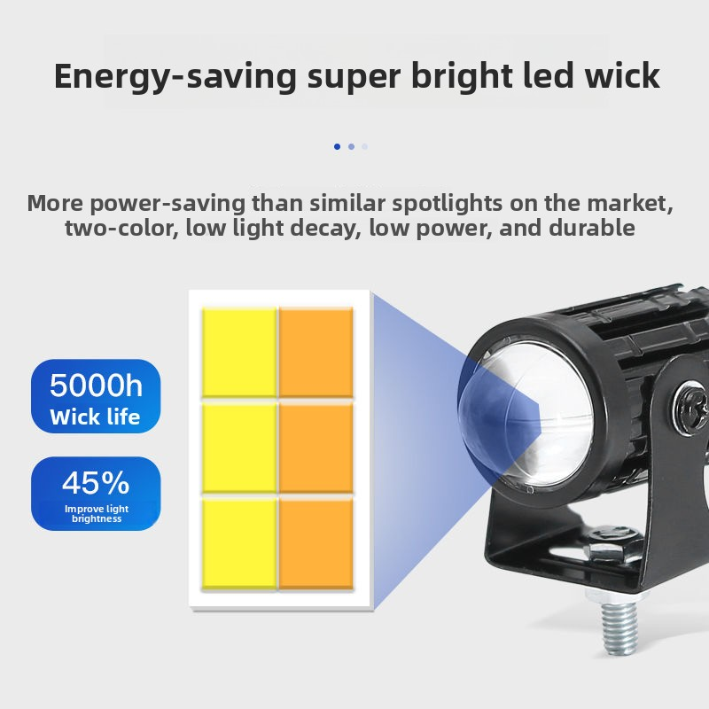 1PCS/2PCS 100W 30000LM Univers - Universal Motorcycle Led Headlight Projector recension och pris
