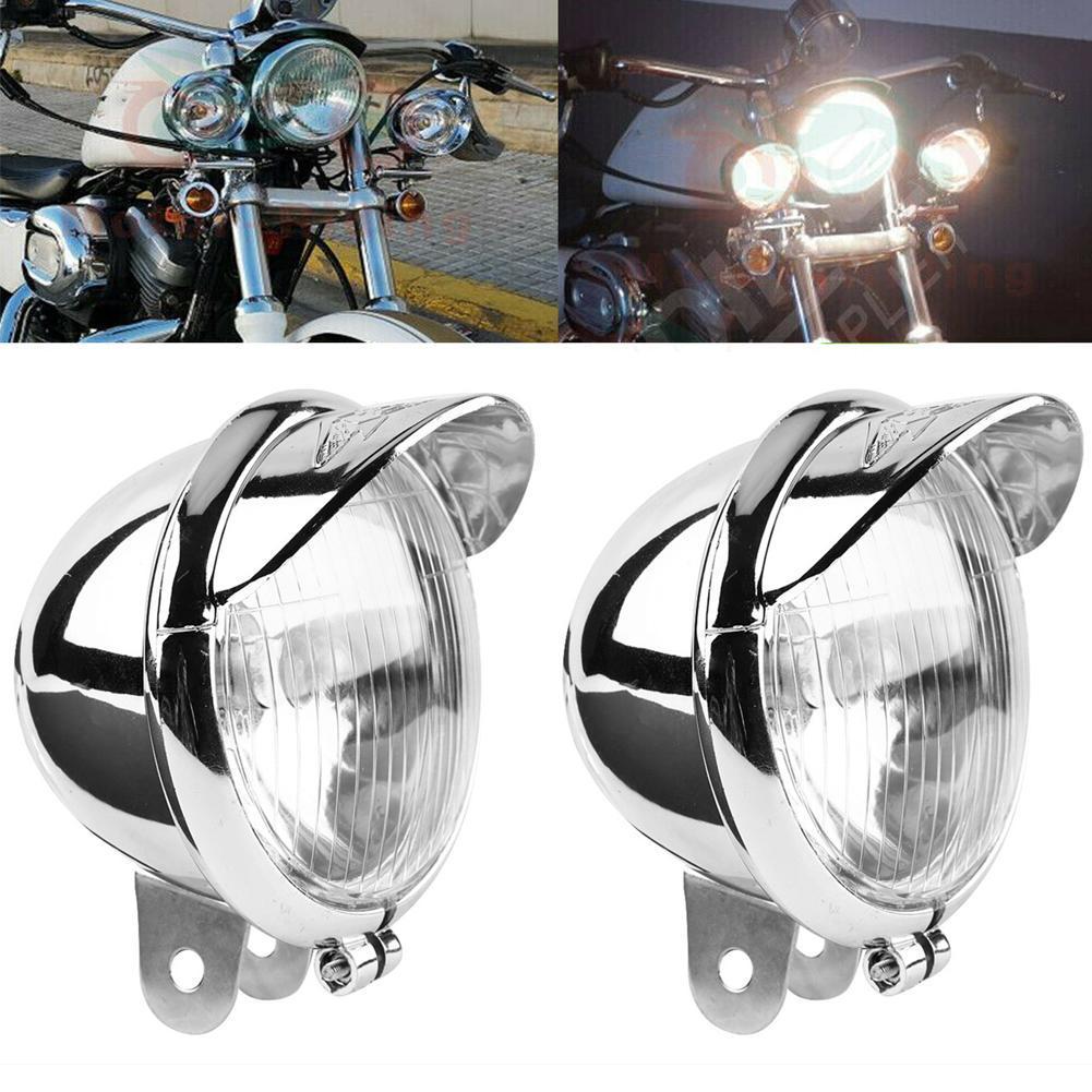 Chrome Universal Motorcycle Fo - Universal Motorcycle Led Headlight Projector recension och pris