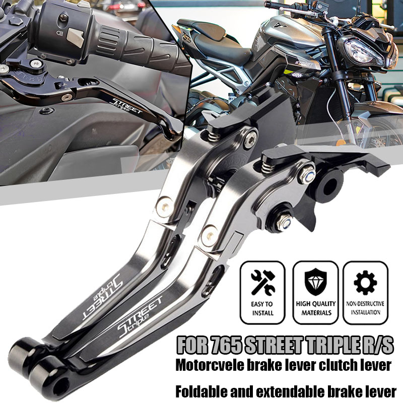 For 765 Street Triple R/S (NOT - Cnc Aluminum Adjustable Brake Clutch Levers recension och pris