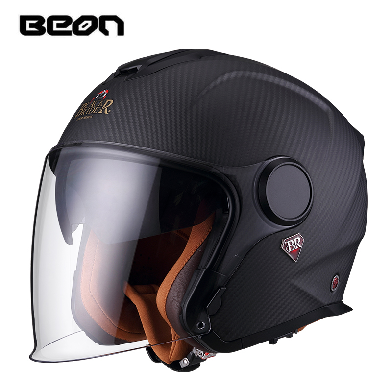 BEON BR23 Carbon Fiber 3/4 Ope - Carbon Fiber Lightweight Motorcycle Helmet recension och pris