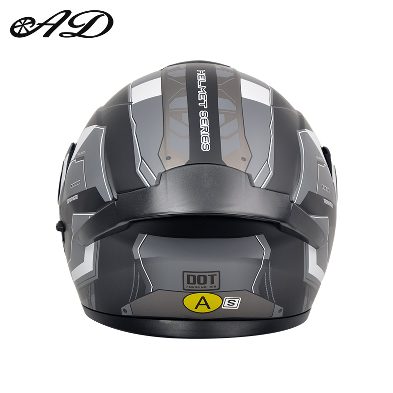 Dot Certified Ad Factory Open  - Full Face Motorcycle Helmet With Bluetooth recension och pris