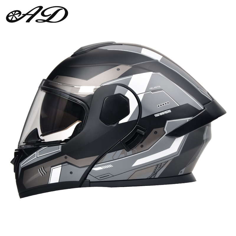 Dot Certified Ad Factory Open  - Full Face Motorcycle Helmet With Bluetooth recension och pris