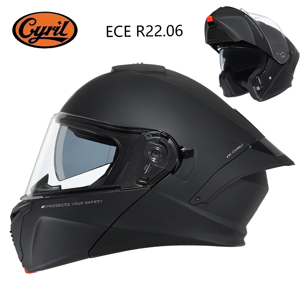 CYRIL Modular Helmet Motorcycl - Modular Flip Up Motorcycle Helmet Dot Approved recension och pris