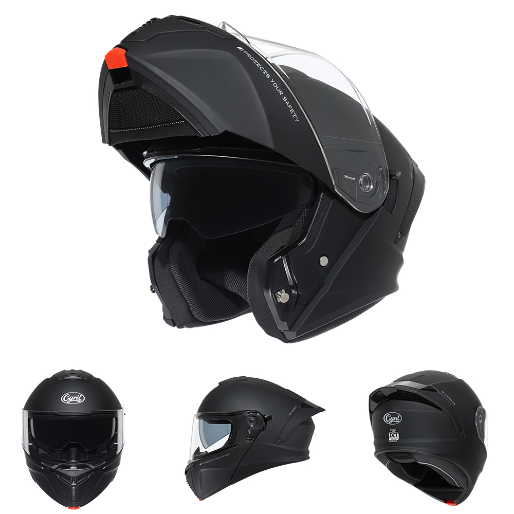CYRIL Modular Helmet Motorcycl - Modular Flip Up Motorcycle Helmet Dot Approved recension och pris