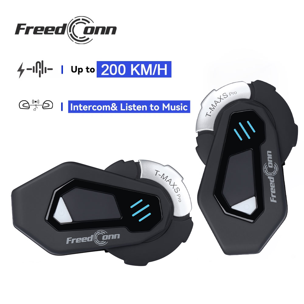 FreedConn T MAX S PRO Motorcyc - Universal Motorcycle Helmet Intercom Headset recension och pris