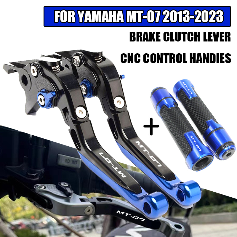 For MT-07 FZ-07 MT 07 FZ07 MT0 - Cnc Aluminum Adjustable Brake Clutch Levers recension och pris