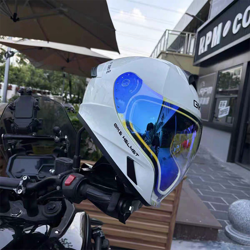 DOT Certified Unisex Full Face - Full Face Motorcycle Helmet With Bluetooth recension och pris