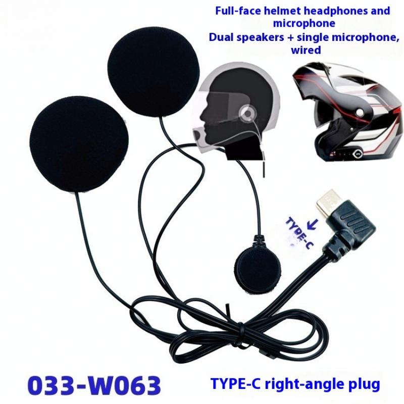 【Y】1Pcs Type-C HD Noise Reduct - Full Face Motorcycle Helmet With Bluetooth recension och pris