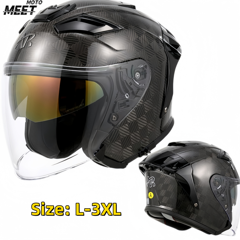 Full Face Motorcycle Helmet, D - Carbon Fiber Lightweight Motorcycle Helmet recension och pris