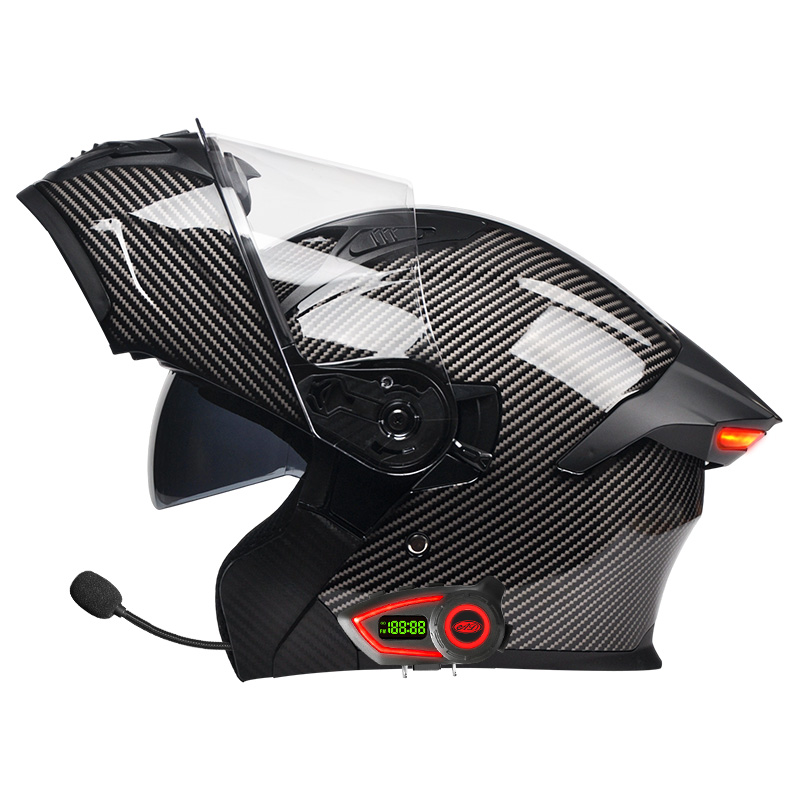 ABS Material Motorcycle Helmet - Full Face Motorcycle Helmet With Bluetooth recension och pris